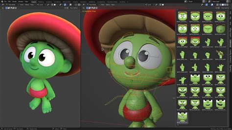 blender cartoon character free download